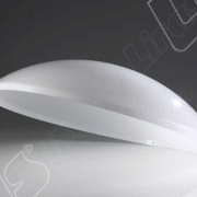 Calotta in metacrilato per settore illuninotecnico