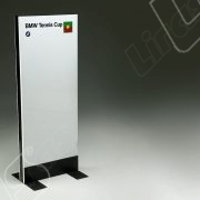 Espositore da terra serigrafato