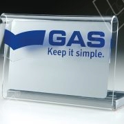 Espositore serigrafato e sagomato a caldo completo di vaschetta termoformata