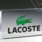 Espositore serigrafato in metacralato spessore 30mm