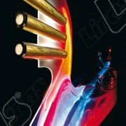 Particolare gondola veneziana in metacrilato