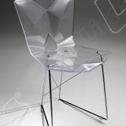 Scocca termoformata in metacrilato trasparente spessore 10 mm