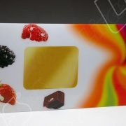 Serigrafia in quadricromia su pannello in metacrilato